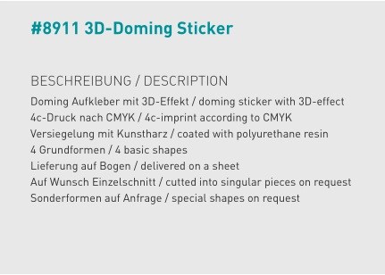 3D-Doming Sticker