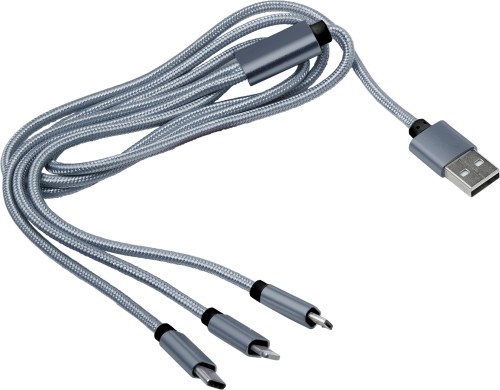 3-in-1 Ladekabel aus Nylon Felix