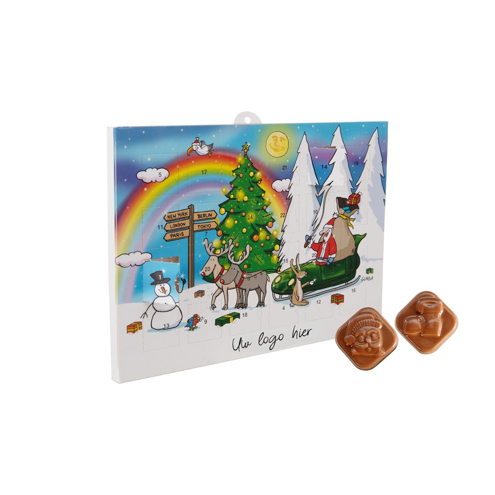 Adventskalender A5 mit standardmotiv